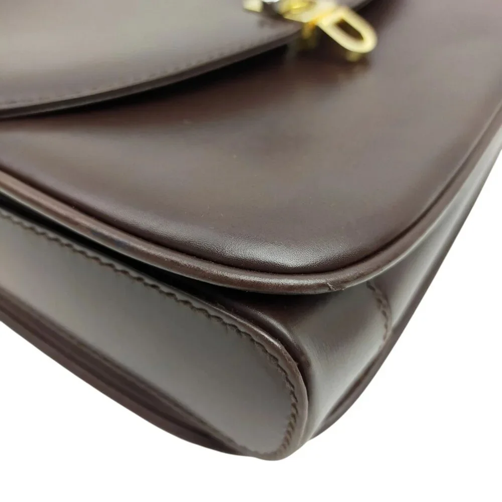 744166BV (L1) Bally Crossbody Bag Brown Leather - Picture 5 of 9